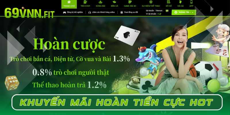 Khuyến mãi hoàn tiền cực HOT